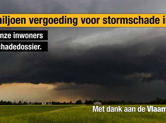 Stormschade Jabbeke vergoed
